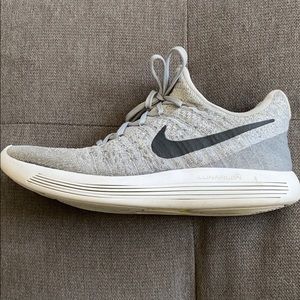 Grey Nike Flyknits